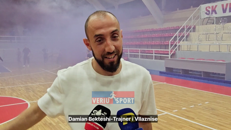 (Video) Trajneri i Vllaznisë në basketboll meshkuj, Damian Bekteshi, flet pas fitores me Teuten 86-81
