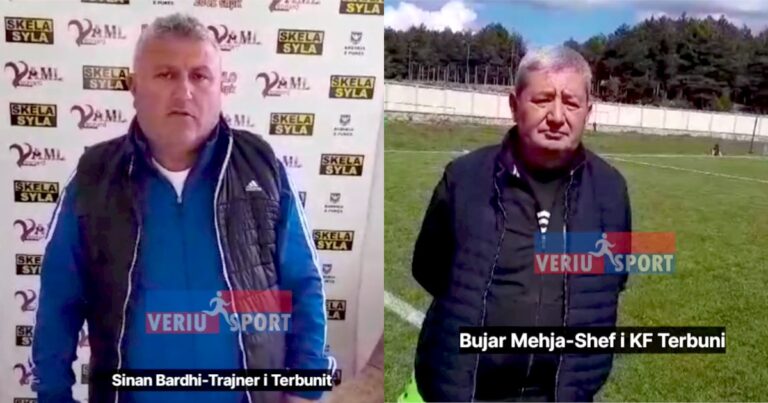(Video) Trajneri i Tërbunit, Sinan Bardhi dhe shefi i klubit pukjan, Bujar Mehaj, optimist për kualifikimin e Tërbunit në Kategorinë e Parë