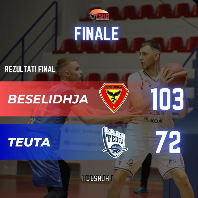 Basketboll meshkuj/ 31 pikë diferencë dhe përmbysje, Besëlidhja fiton serinë e parë të finaleve kundër Teutës