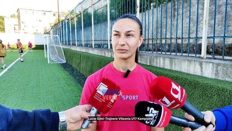 (Video-Intervista) Luçie Gjini, futbollistja e Vllaznisë me një karrierë brilante. 11 herë kampione si futbolliste dhe 4 herë si trajnere U17