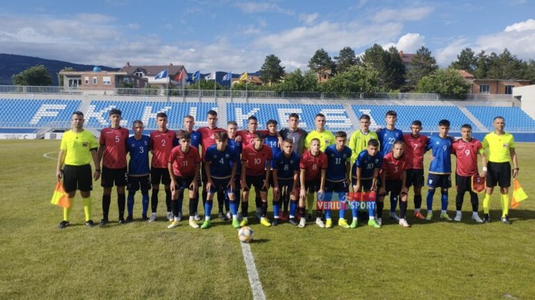 Miqësorja Shqipëri U15-Kosovë U15, mbyllet në barazim. Titullar tek kuqezijtë edhe talenti i KF Shkodra Erjon Vajushi