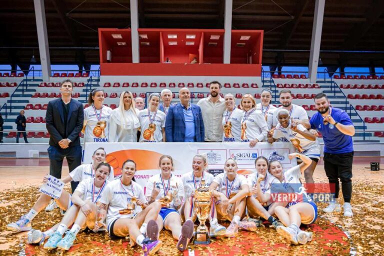 Basketboll Femra-Tirana e femrave shpallet kampione pas 25 vitesh