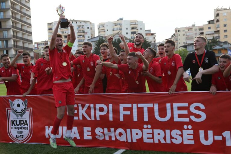 Partizani U17 fiton Kupën e Shqipërisë, mund në finale Skënderbeun 2-1
