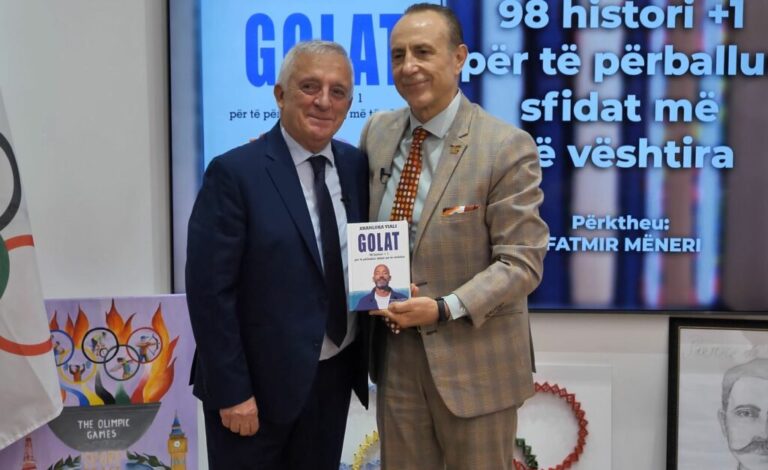 “Golat 98 histori +1 për të përballuar sfidat më të vështira”, libri kushtuar legjendës italiane të futbollit, Gianluca Viali, i përkthyer në shqip nga gazetari i mirënjohur sportiv shqiptar Fatmir Mëneri