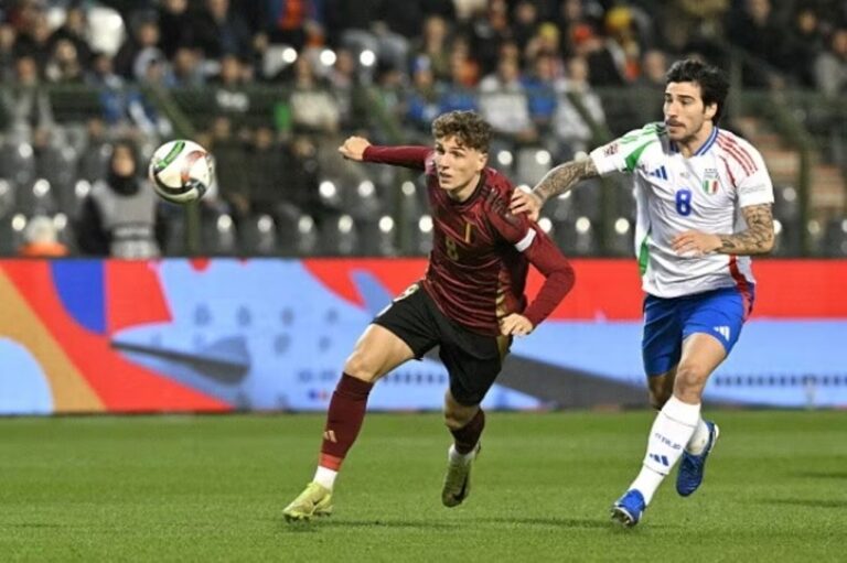 Liga e Kombeve-Italia mund Belgjikën dhe kualifikohet në çerekfinale