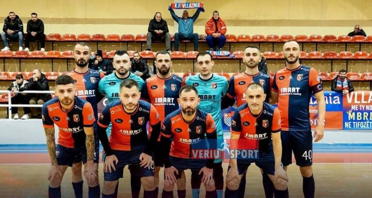 (Video) Futsal-Vllaznia fiton gjysmëfinalen me Flamurtarin 6-1. Të dielën, finalja e madhe për titullin kampion me Tiranën, e cila eleminoi Partizanin 11-5