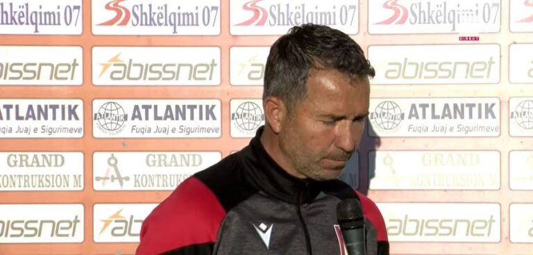 Mezani: “Të mbarojë gëzimi dhe kënaqësia e kësaj ndeshje dhe të mendojmë për Skënderbeun. Jemi akoma në rrjedhën e lojës”