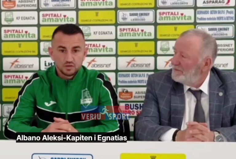(Video) Kapiteni Albano Aleksi: Egnatia synon dy trofetë. Atmosfera në skuadër për pragndeshjen me Skënderbeun është shumë e mirë!