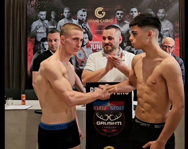 (Video) Tërbuni Boks, në prag të dy veprimtarive të rëndësishme, kombëtare dhe ndërkombëtare. Jurgen Lazri i Tërbunit dhe kampioni i Spanjës, Barrios, superdueli për peshën 63 kg