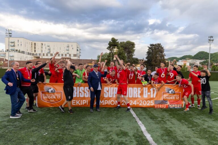 “ABISSNET SUPERIORE” U-17/ PARTIZANI FITON KAMPIONATIN DHE NGRE LART TROFEUN PËR SEZONIN 2024/25