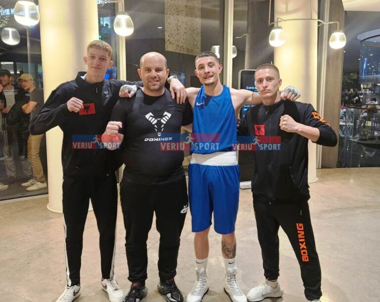(Video) Tërbuni Boks, shkëlqen në Turneun Ndërkombëtar  “ROUMBLE IN THE JUNGLE BOXING”.  Jurgen Lazri dhuron spektakël, sfidon kampionin e Spanjës Daniel Barrios!