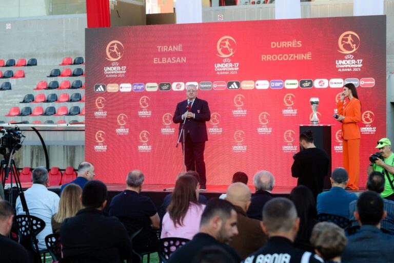 (Video) FSHF, promovimi i Euro U-7 në Tiranë. Presidenti Armand Duka: Shijoni Europianin në Shqipëri, mbështesni kombëtaren tonë