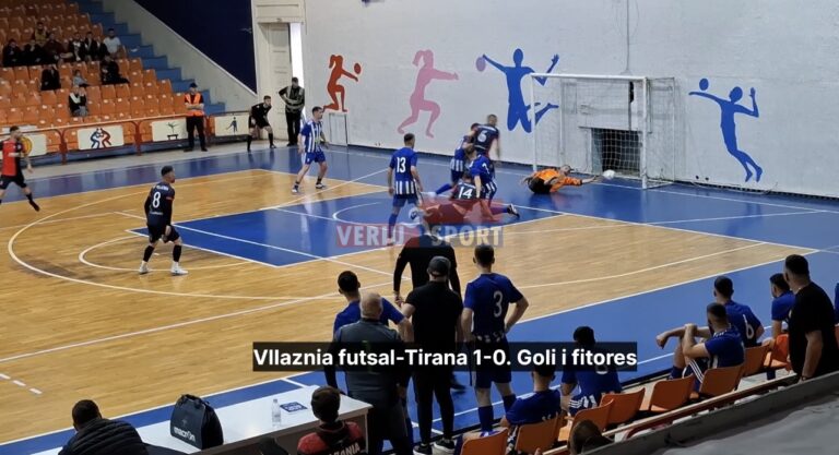 (Video) Goli i fitores i Vllaznisë Futsal në finalen ndaj Tirana Futsal, 1-0 ne autor Gjoklajn dhe mbyllja e e ndeshjes