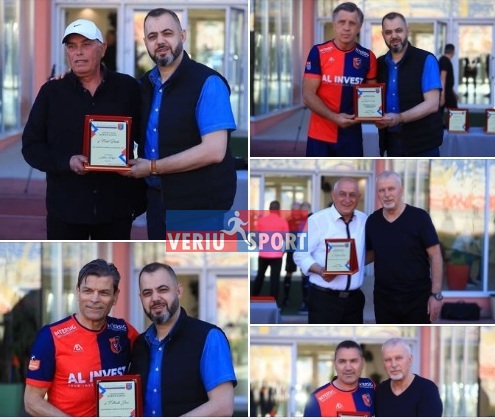 (Video) Ceremoni-KF Vllaznia “Mirënjohje” për ish futbollistët kuqeblu: Ferid Borshi, Bardh Jera, Rudi Vata, Suad Lici, Ferid Rragami, Kujtim Shaba