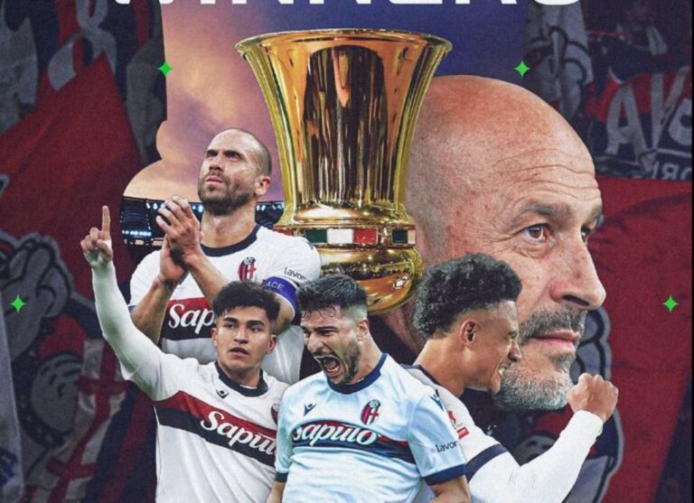 Finalja e Romës, Bologna mund Milanin dhe fiton Kupën e Italisë pas 51 vitesh