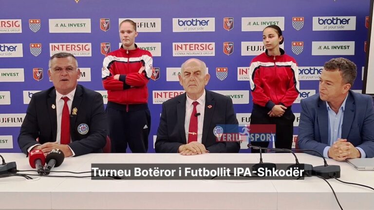 (Video) Turneu Botëror i Futbollit IPA në Shkodër. Hidhet shorti-19 ekipe me mbi 600 oficerë policie, pjesë e aktivitetit. Spikat, dueli, Shqipëri-Serbi