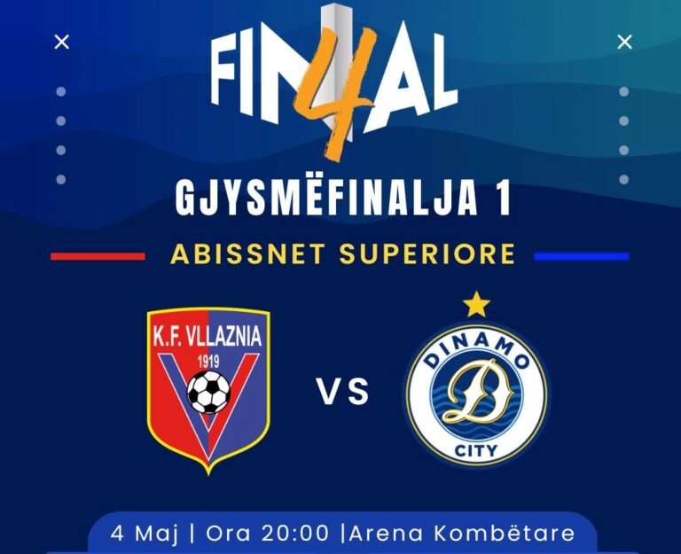 (Video) Prag-gjysmëfinalja “Final 4”, Vllaznia-Dinamo. Brdariç: Skuadra është e plotë, shkojmë në finale, objektivi titulli kampion!