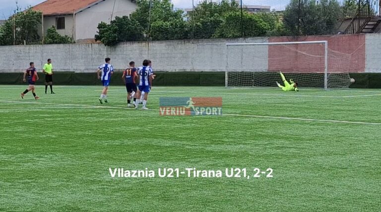 (Video) Superliga U21, Vllaznia, barazon 2-2 me Tiranën. Shënojnë Hagrepi dhe Kubazi  për kuqeblutë dhe Tahiraj e Zaimi, për bardheblutë
