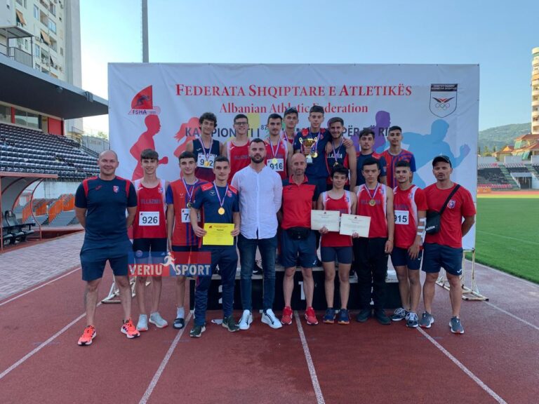 (Video) Atletikë-Vllazni fantastike. Trofeu i katërt në harkun kohor të një muaji. Pas Kupës së Shqipërisë për të rritur, dhe titujve kampion për U16 dhe U18, vjen titulli Kampionë edhe për të Rinj, U-20