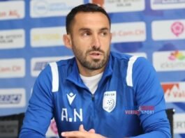 Prag derbi Tirana-Dinamo, tekniku i bardhebluve Ardian Nuhiu kërkon rezultat pozitiv. Abissnet Superiore-Java e 14-të