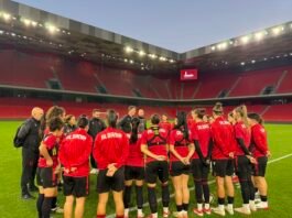 UEFA Nations League/ Kombëtarja e vajzave mbyll përgatitjet për sfidën vendimtare ndaj Qipros