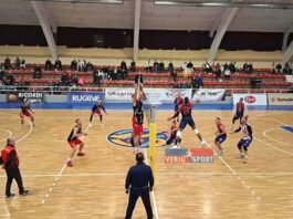 (Video) Superliga Volej Meshkuj-Emocione pa fund në supersfidën Vllaznia-Partizani. Të kuqtë fitojnë me set final, 13-15