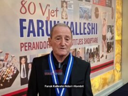 (Video) Faruk Kalleshi, “Perandori i peshëngritjes shqiptare”. Klubi Ballkanik i paqes nderon ish-kampionin shkodran në 80 vjetorin e lindjes me titullin “Heroi i Paqes”