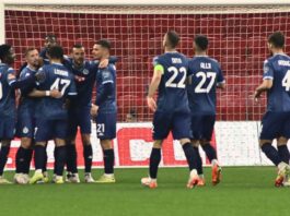 Eleminon Tiranën me nga dy fitore radhazi 2-0, Dinamo kualifikohet në gjysmëfinalen e Kupës së Shqipërisë