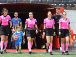 Kualifikueset e Botërorit 2027 për vajza / Rusta, Salla dhe Tafili arbitrojnë sfidën Spanjë-Islandë