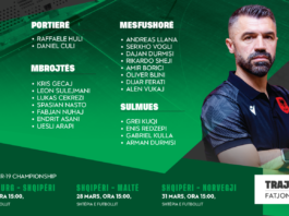 Kombëtarja U19 grumbullohet për tre ndeshjet kualifikuese të Kampionatit Europian 2027. Trajneri Fatjon Tafaj, publikon listën