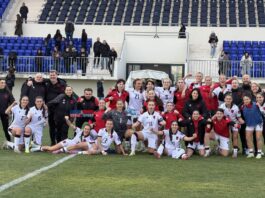 Kombëtarja e vajzave e drejtuar nga trajneri Armir Grima e nis me fitore fazën kualifikuese Botërori 2027. Shqipëria mund Malin e Zi në transfertë, 1-2, me dopietën e Megi Doçit