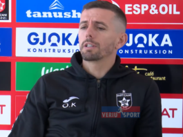 Të shtunën, Teuta-Partizani, Superiore, java 29-të, tekniku i të kuqve, Oltijon Kërnaja: Ne do të hyjmë sigurisht për 3 pikët, do të luftojmë për 3 pikët dhe pjesën tjetër do t’ia lemë fushës